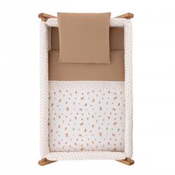 PETIT LIT PIEDS X BOIS UNE SENDA BEIGE/NATURAL 55x87x74 CM