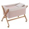 SMALL BED X WOOD UNE TENDER BLUSH/NATURAL 55x87x74 CM