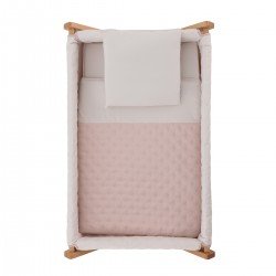SMALL BED X WOOD UNE TENDER BLUSH/NATURAL 55x87x74 CM