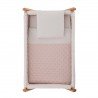 SMALL BED X WOOD UNE TENDER BLUSH/NATURAL 55x87x74 CM