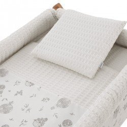 CULLA X DI LEGNO UNE GLOBE CRUDO/NATURAL 55x87x74 CM