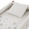 PETIT LIT PIEDS X BOIS UNE GLOBE ECRU/NATURAL 55x87x74 CM