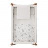 PETIT LIT PIEDS X BOIS UNE GLOBE ECRU/NATURAL 55x87x74 CM