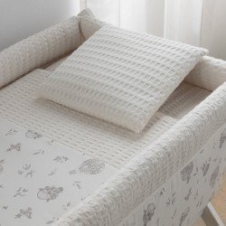 CULLA X DI LEGNO UNE GLOBE CRUDO/NATURAL 55x87x74 CM