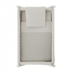 CULLA X DI LEGNO UNE TENDER MINT/BIANCO 55x87x74 CM