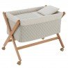 PETIT LIT PIEDS X BOIS UNE TENDER MINT/NATURAL 55x87x74 CM