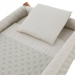 PETIT LIT PIEDS X BOIS UNE TENDER MINT/NATURAL 55x87x74 CM
