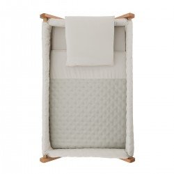 PETIT LIT PIEDS X BOIS UNE TENDER MINT/NATURAL 55x87x74 CM