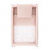 SMALL BED X WOOD UNE CALMA PINK/WHITE 55x87x74 CM