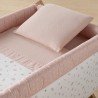 SMALL BED X WOOD UNE CALMA PINK/WHITE 55x87x74 CM