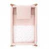 SMALL BED X WOOD UNE CALMA PINK/NATURAL 55x87x74 CM