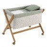 SMALL BED X WOOD UNE CALMA GREEN/NATURAL 55x87x74 CM