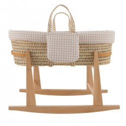 QUILTED BASKET MIO CUCO+W.STAN ATLANTA BEIGE 39x80x61 CM