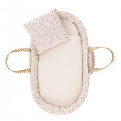 COUFFIN MAT MIO CUCO+PIED EN B HONOLULU BEIGE/FLEURS 39x80x61 CM