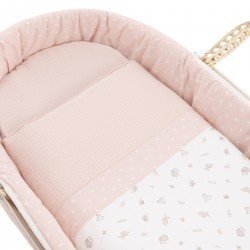 COUFFIN MATELASSE UNE CALMA ROSE 39x80x25 CM