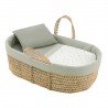 QUILTED BASKET UNE CALMA GREEN 39x80x25 CM