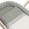 CESTONE PALMA FODERATO UNE CALMA VERDE 39x80x25 CM