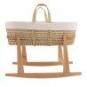 CESTONE PALMA FODERATO+PORTA N SENDA BEIGE/NATURAL 39x80x61 CM