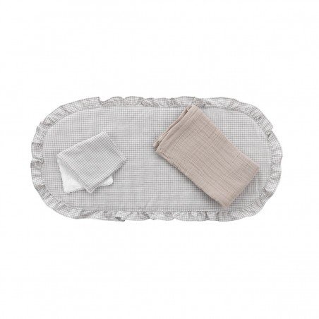 QUILT FOR PRAM PACK POLO GREY 35x75x1 CM