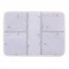 PROTÈGE-CARNET DE SANTÉ CANDELA ECRU 3x19x27 CM