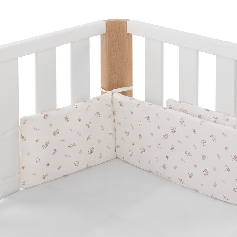 PROTECTOR CUNA DOCO 103x19x2 CM CALMA ROSA