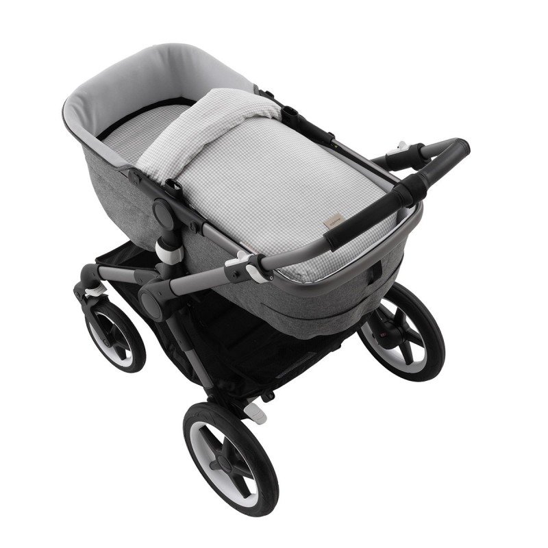 SACO CAPAZO + COLCHONETA POLO GREY 35x80x6 CM