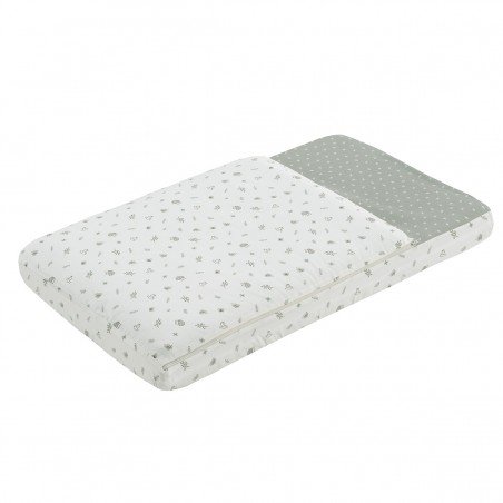 NEST FITTED SMALL BED W/S CALMA GREEN 49.5x83.5x2 CM