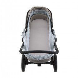 REV.INNER COVER CARRYCOT ZIP VICKY BLUE 35x75x35 CM