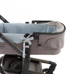 REV.INNER COVER CARRYCOT ZIP VICKY BLUE 35x75x35 CM