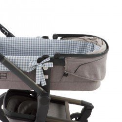 REV.INNER COVER CARRYCOT ZIP VICKY BLUE 35x75x35 CM