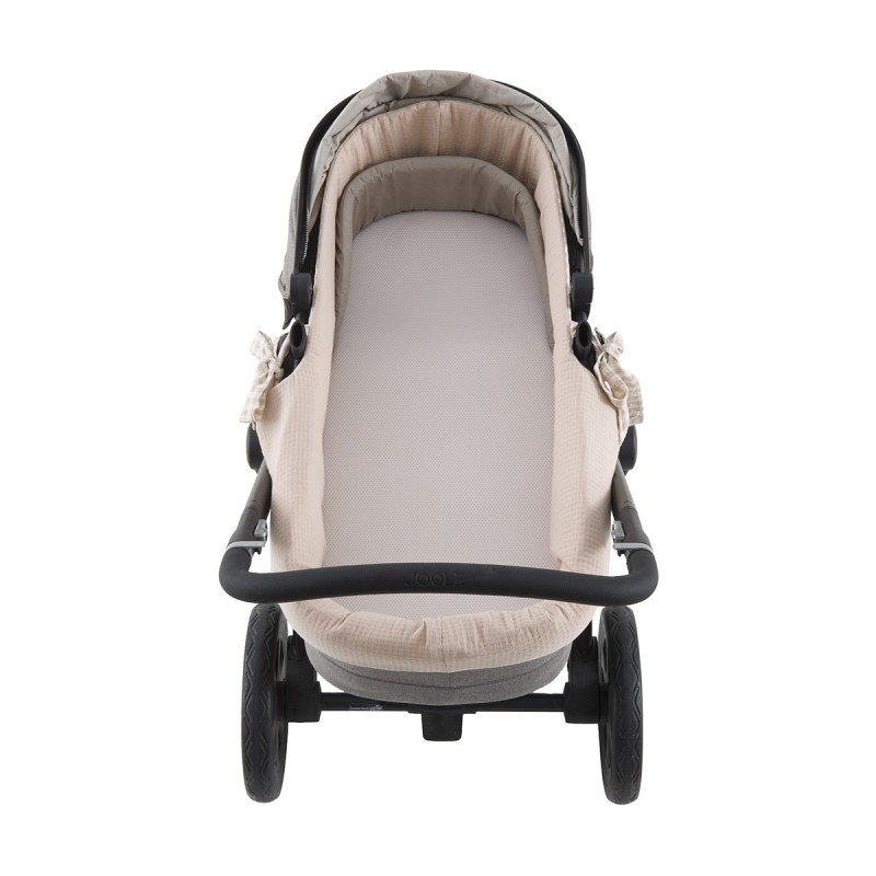 REV.INNER COVER CARRYCOT ZIP VICKY BEIGE 35x75x35 CM