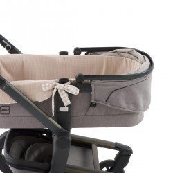 FODERA PER NAVICELLA ZIP REV. VICKY BEIGE 35x75x35 CM