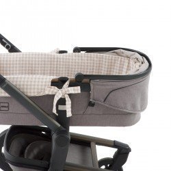 REV.INNER COVER CARRYCOT ZIP VICKY BEIGE 35x75x35 CM