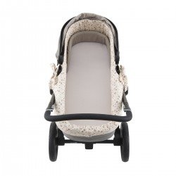 GARNITURA CAPAZO CREMALL.REV. NATURALE MARRON 35x75x35 CM