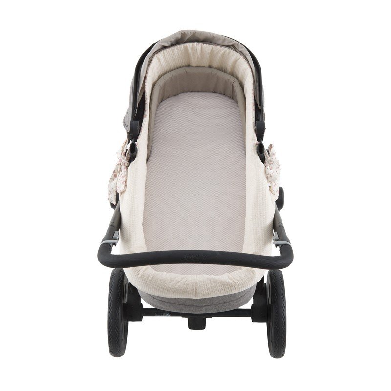 GARNITURA CAPAZO CREMALL.REV. NATURALE ROSA 35x75x35 CM