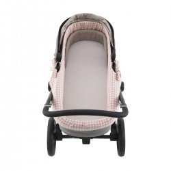 REV.INNER COVER CARRYCOT ZIP VICKY PINK 35x75x35 CM
