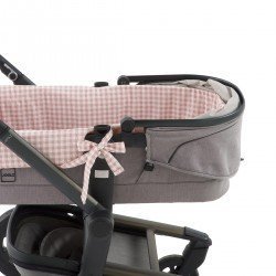 REV.INNER COVER CARRYCOT ZIP VICKY PINK 35x75x35 CM