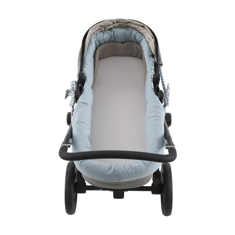 HOUSSE POUR NACELLE REVERS. VICKY BLEU 35x75x35 CM