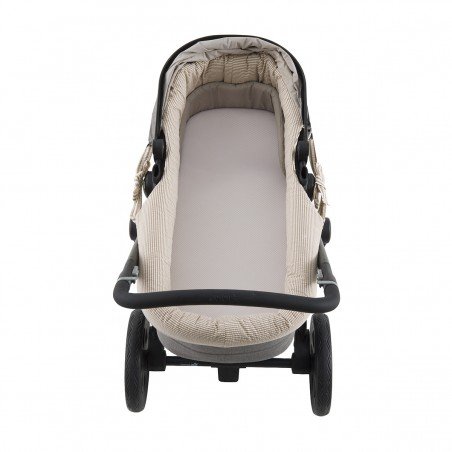 GARNITURA CAPAZO REVERSIBLE DERBY BEIGE 35x75x35 CM