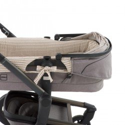 GARNITURA CAPAZO REVERSIBLE DERBY BEIGE 35x75x35 CM