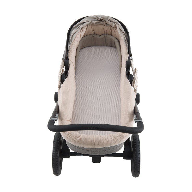 FODERA PER NAVICELLA REVERS. VICKY BEIGE 35x75x35 CM