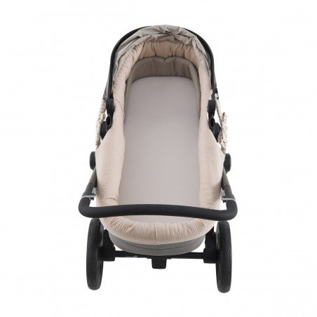 HOUSSE POUR NACELLE REVERS. VICKY BEIGE 35x75x35 CM