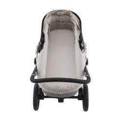 GARNITURA CAPAZO REVERSIBLE DERBY GRIS 35x75x35 CM