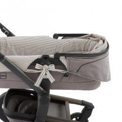 GARNITURA CAPAZO REVERSIBLE DERBY GRIS 35x75x35 CM