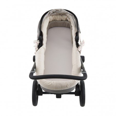 REVERS.INNER COVER CARRYCOT NATURALE PINK 35x75x35 CM