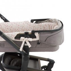 REVERS.INNER COVER CARRYCOT NATURALE PINK 35x75x35 CM