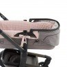 GARNITURA CAPAZO REVERSIBLE VICKY ROSA 35x75x35 CM