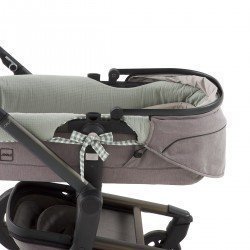 GARNITURA CAPAZO REVERSIBLE VICKY VERDE 35x75x35 CM