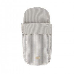 SACO CAPAZO + COLCHONETA DERBY GRIS 35x80x6 CM