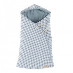 BABY FOOTMUFF FOR PRAM REVERS. VICKY BLUE 40x80x5 CM